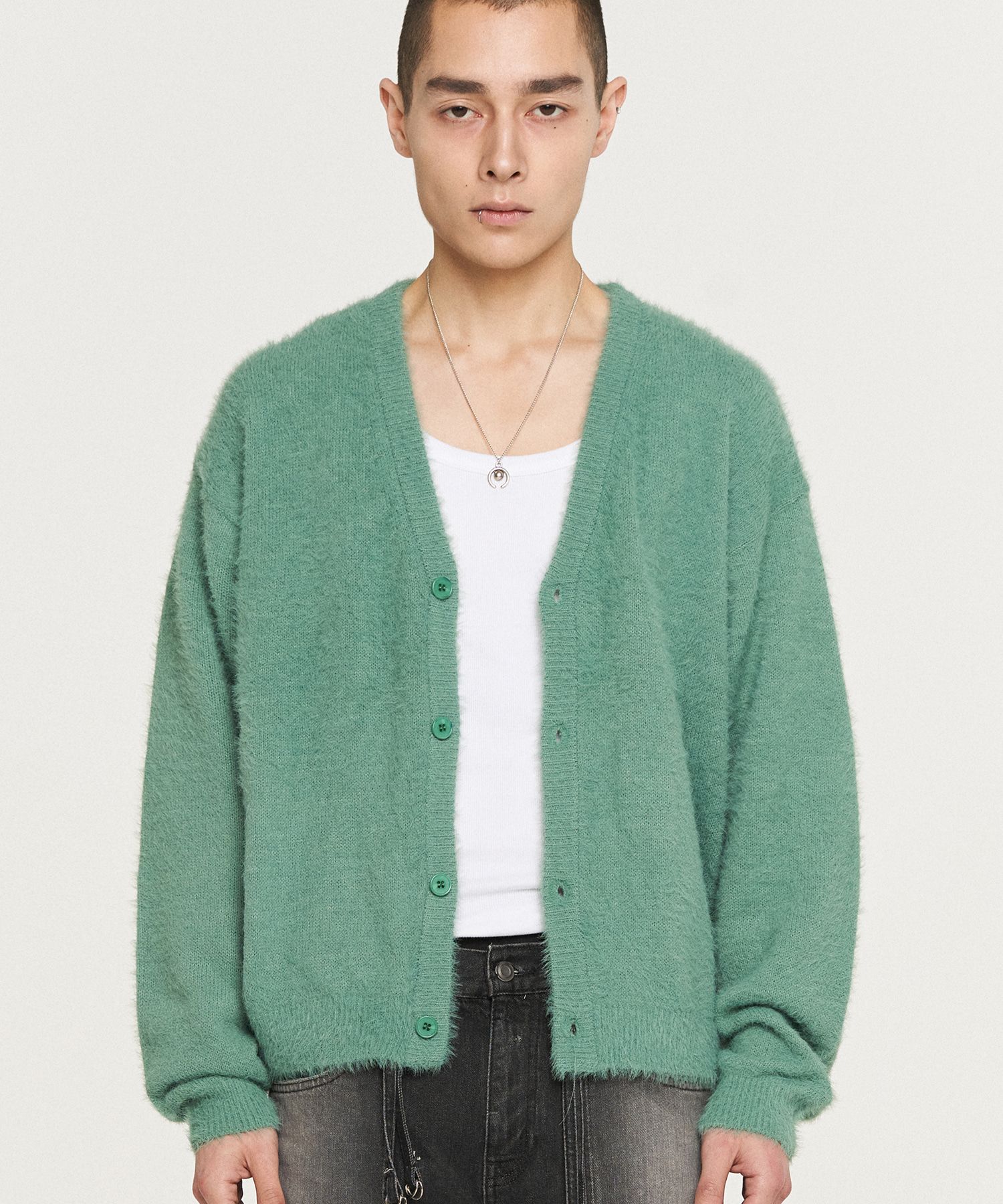Nomad Hairy Cardigan MINT (S/S VER.)